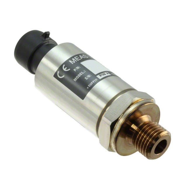 TE Connectivity Measurement Specialties M5244-000004-050PG M5200 Automatización industrial Manómetro ventilado Voltaje analógico Macho - 7/16" (11.11mm) UNF
