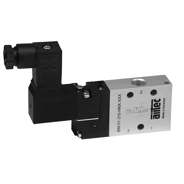 AIRTEC Pneumatics BM-91-310-HNR-122 BM Válvula de solenoides 3/2 normalmente cerrado 30 ~ 116 PSI (2 ~ 8 bar) -