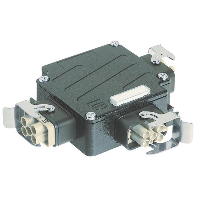 HARTING 9120084720 Han-Power® T Side and Top Entry 4+2+Ground