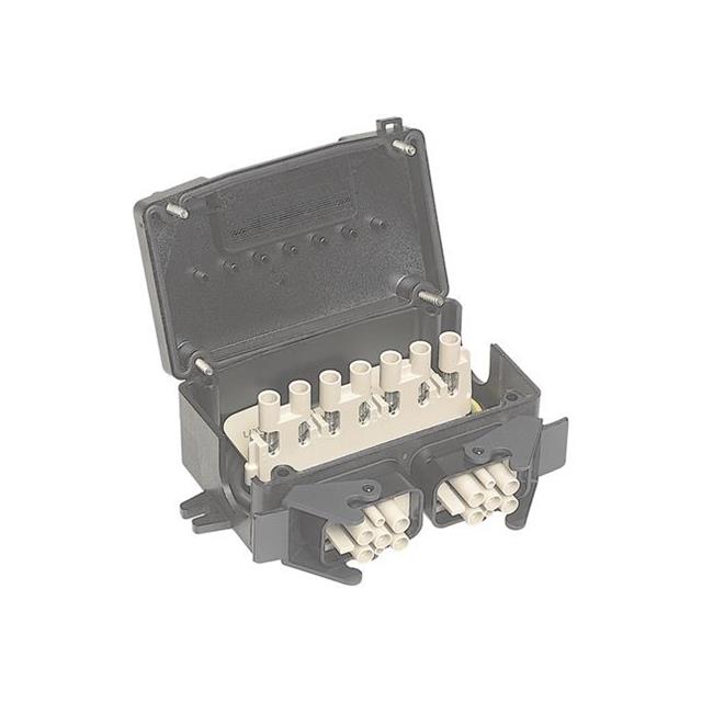 HARTING 9120084807 Han-Power® S Side Entry, Dual 4+2+Ground