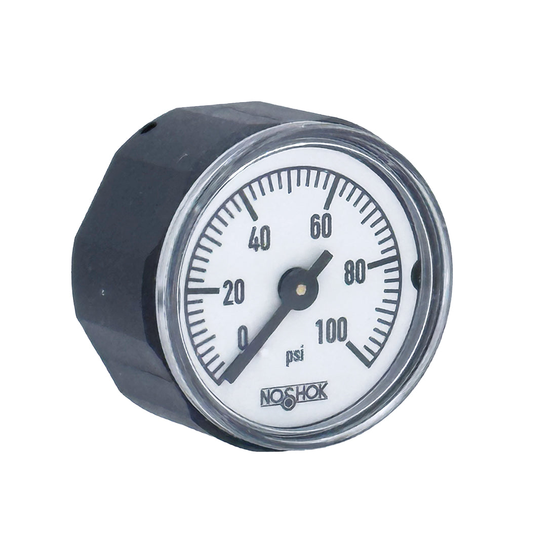 NOSHOK, Inc. 10-110-100-psi 100 Pressure Gauge Presión operada 0 ~ 100 PSI (0 ~ 7 bar) Válvula de control