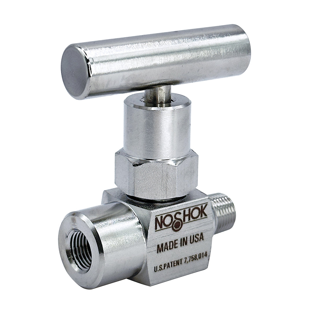 NOSHOK, Inc. 101-MFS-HL3 100 Válvula de aguja - 10000PSI (689 bar) -