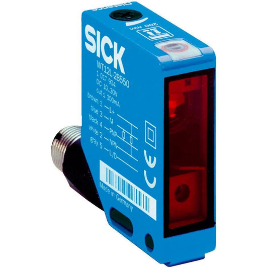 SICK, Inc. 1018473 W12-2 Laser Proximidad 1.181" ~ 7.874" (30mm ~ 200mm) - IP67