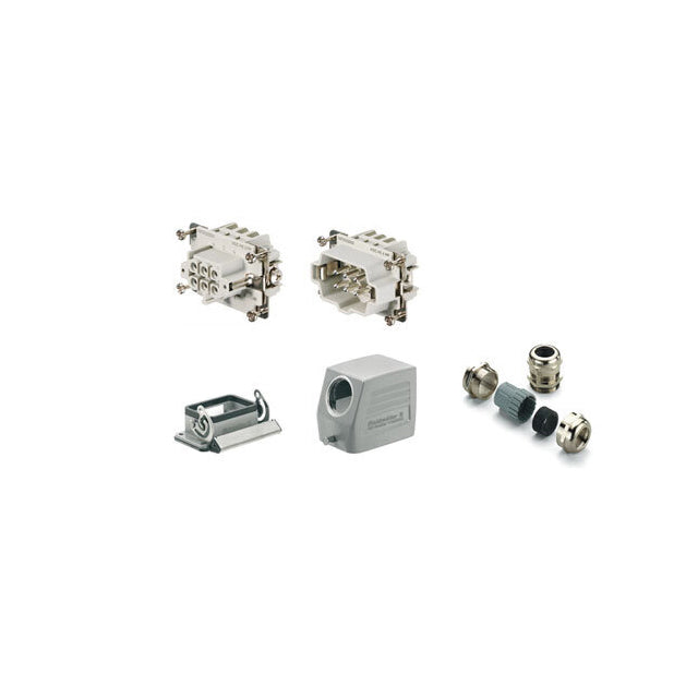 Weidmüller 1027650000 HDC Side-Hood, Bottom-Base 6+Ground
