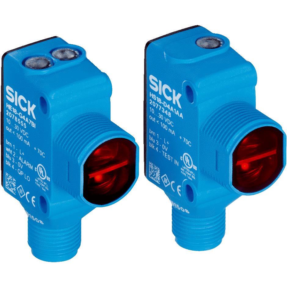 SICK, Inc. 1080592 H18 Sure Sense Haz pasante 0" ~ 984.252" (0m ~ 25m) 500µs IP67