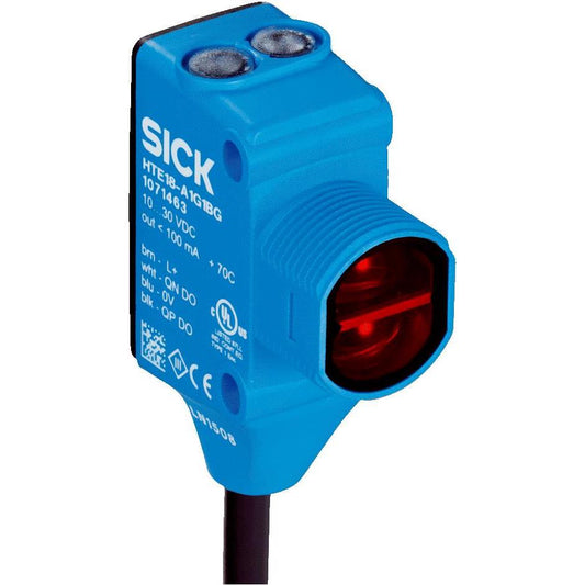 SICK, Inc. 1100283 H18 Sure Sense Retroreflectivo 3.937" ~ 118.110" (100mm ~ 3m) 500µs IP67