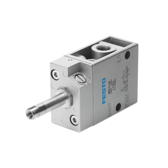 Festo Corporation MFH-3-1/8-S MFH Válvula de solenoides 3/2 normalmente cerrado -1 ~ 145 PSI (-0.1 ~ 10 bar) Válvula de solenoides