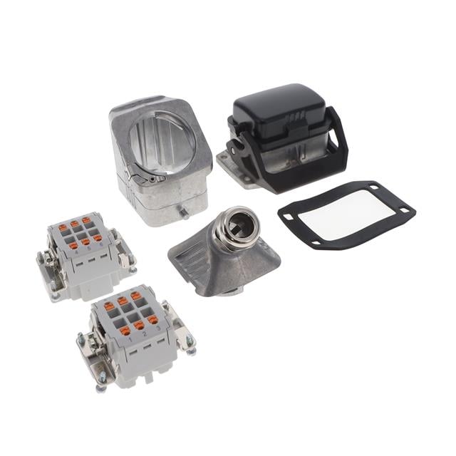Phoenix Contact 1411487 HEAVYCON® Side-Hood, Bottom-Base 6+Ground