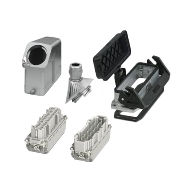 Phoenix Contact 1411493 HEAVYCON® Side-Hood, Bottom-Base 24+Ground