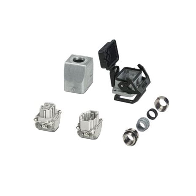 Phoenix Contact 1416353 HEAVYCON® Side-Hood, Bottom-Base 6+Ground
