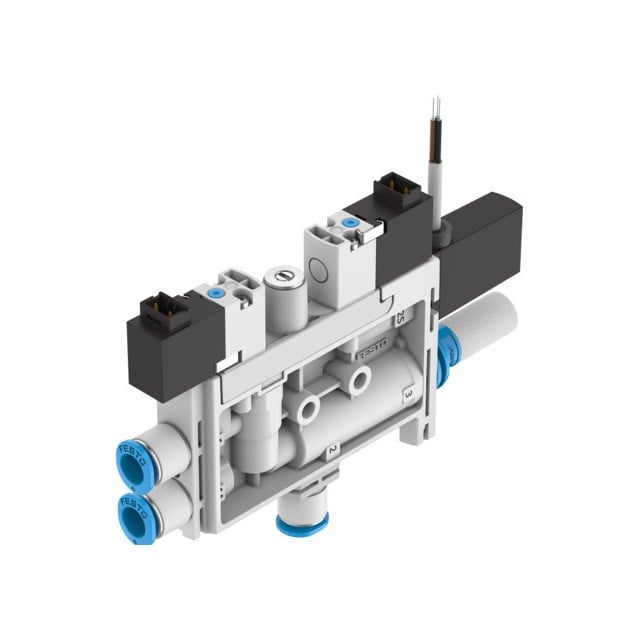 Festo Corporation OVEL-7-H-15-PQ-VQ4-UA-C-A-B2PNLK-H3 OVEL Generador de vacío - 29 ~ 102 PSI (2 ~ 7 bar) Válvula de control