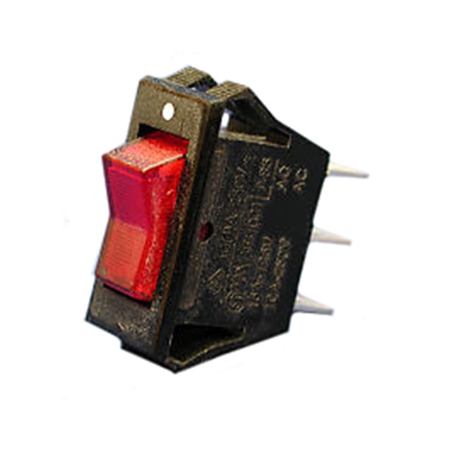Hammond Manufacturing 1584S3 1584 Interruptor de tecla basculante, iluminado Multicontacto