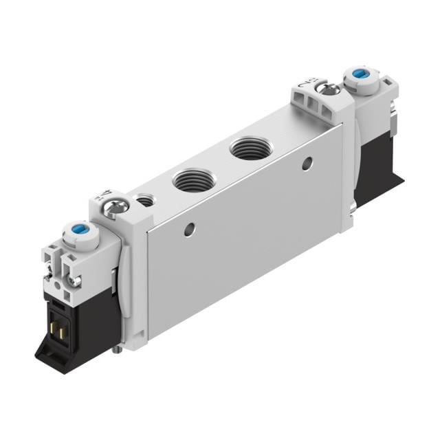 Festo Corporation VUVG-L14-P53C-T-G18-1P3 VUVG Válvula de solenoides 5/3 normalmente cerrado 44 ~ 116 PSI (3 ~ 8 bar) Válvula de solenoides