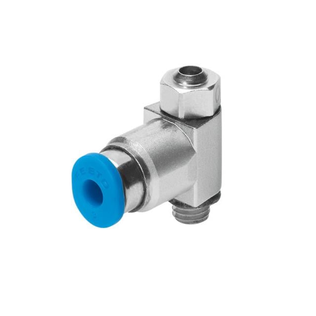 Festo Corporation GRLO-M5-QS-4-LF-C GRLO Restrictor de flujo, ajustable - - Válvula de control