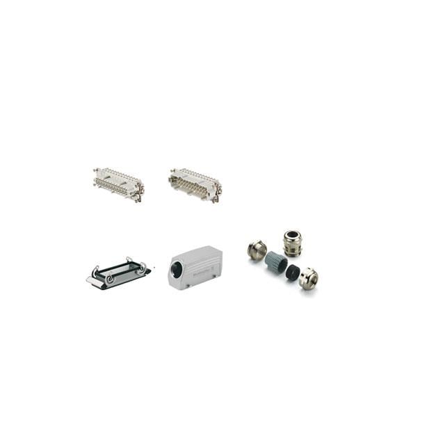 Weidmüller 1802380000 Rockstar® HE Side-Hood, Bottom-Base 24+Ground