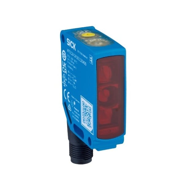 SICK, Inc. 1149430 W12 Proximidad, supresión de fondo 0.709" ~ 23.622" (18mm ~ 600mm) 330µs IP66, IP67, IP69