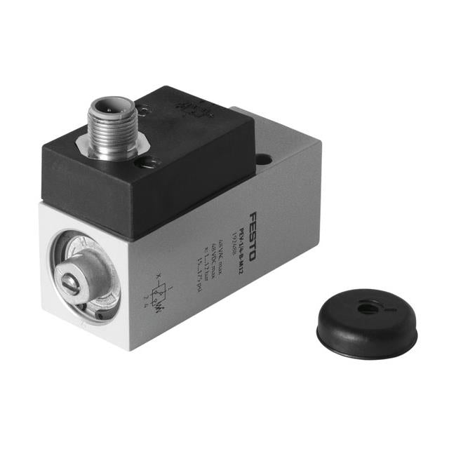 Festo Corporation PEV-1/4-B-M12 PEV - Relativa NC/NO Hembra, 1/4" (6.35mm) G
