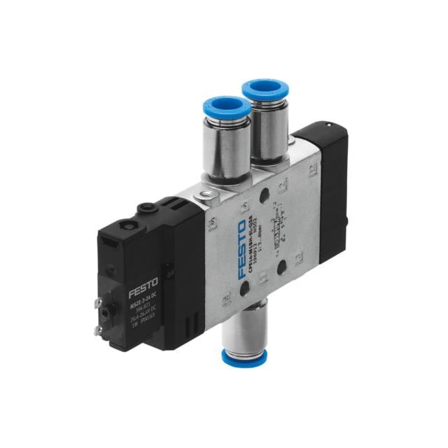 Festo Corporation CPE14-M1BH-5L-QS-8 CPE Válvula de solenoides 05-feb 44 ~ 116 PSI (3 ~ 8 bar) Válvula de solenoides