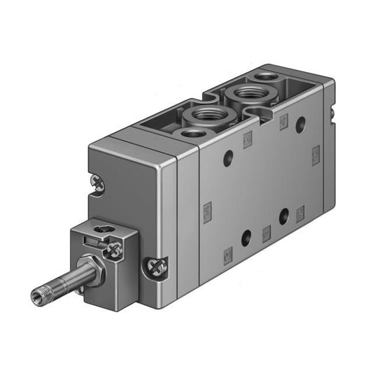 Festo Corporation MFH-5-3/8-B MFH Válvula de solenoides 05-feb 36 ~ 145 PSI (2.5 ~ 10 bar) Válvula de solenoides