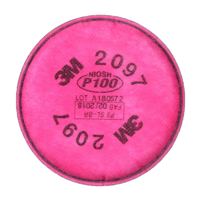 3M 2097 - Filtro de respirador de reemplazo Rosado