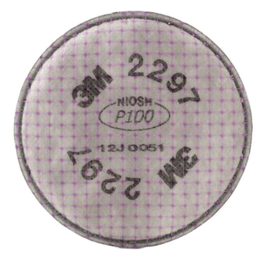 3M 2297 - Filtro de respirador de reemplazo Blanco