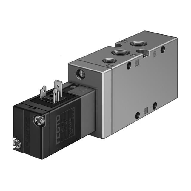 Festo Corporation MVH-5-1/4-B MVH Válvula de solenoides 05-feb 29 ~ 145 PSI (2 ~ 10 bar) Válvula de solenoides