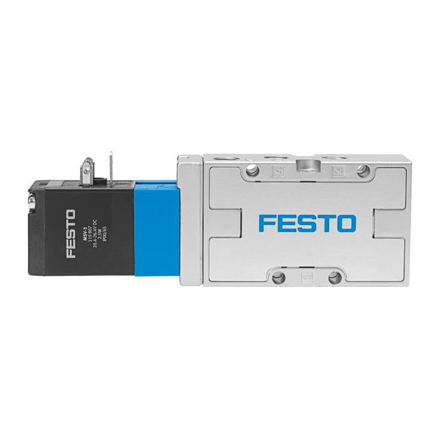 Festo Corporation MVH-5-1/8-B MVH Válvula de solenoides 05-feb 44 ~ 145 PSI (3 ~ 10 bar) Válvula de solenoides