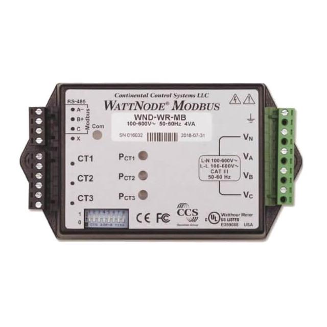 Continental Control Systems WND-WR-MB WattNode WattNode Power Meter