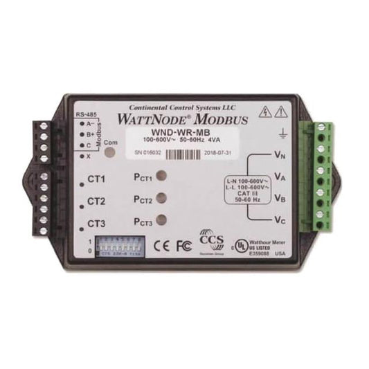 Continental Control Systems WND-WR-MB WattNode WattNode Power Meter
