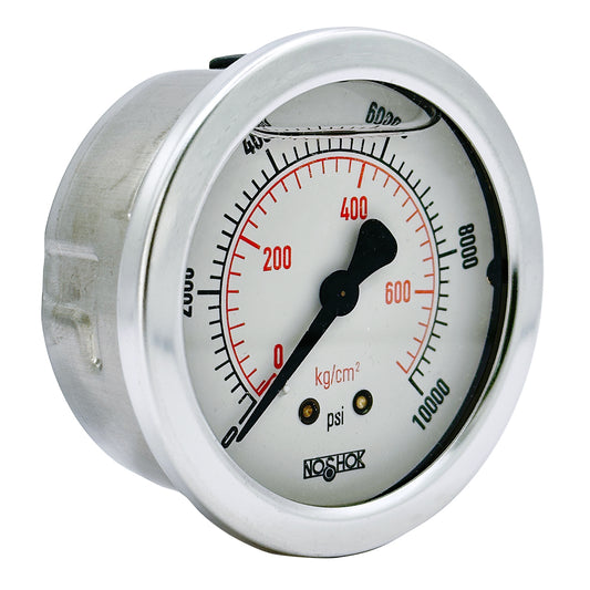 NOSHOK, Inc. 25-911-600-psi/kg/cm2 900 Pressure Gauge Presión operada 0 ~ 600 PSI (0 ~ 41 bar) -