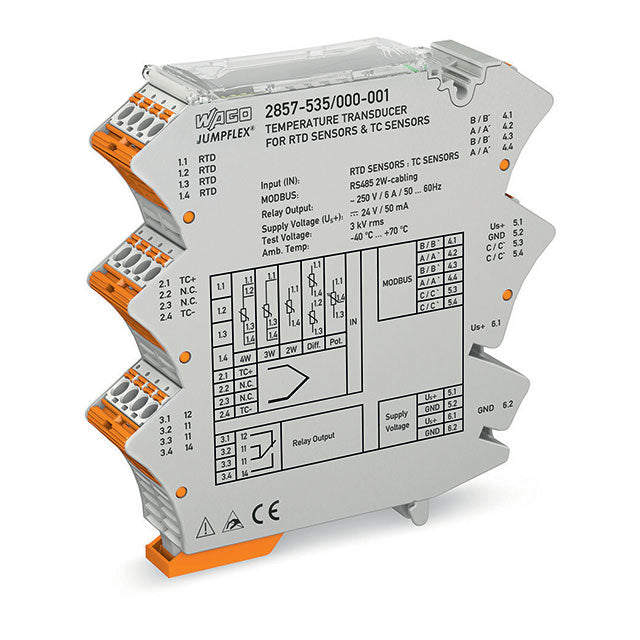 WAGO Corporation 2857-535/000-001 2857 Signal Conditioner Resistance, Temperature
