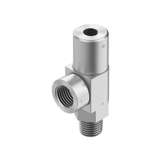 Festo Corporation HGL-3/8-NPT HGL Válvula antirretorno (válvula de retención) Una dirección 3 ~ 145 PSI (0.2 ~ 10 bar) Válvula de control