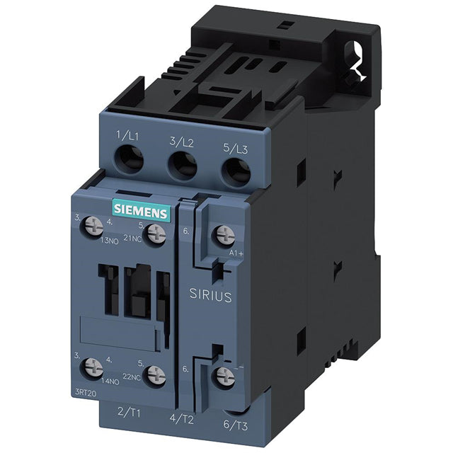 Siemens 3RT20261BB401AA0 SIRIUS Montaje de chasis, Riel DIN 24VCC