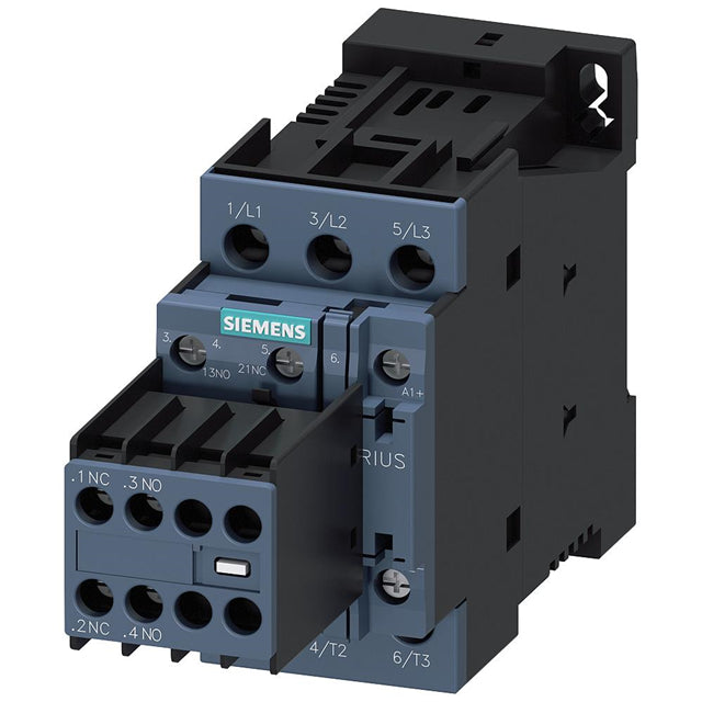 Siemens 3RT20261BB44 SIRIUS Montaje de chasis, Riel DIN 24VCC