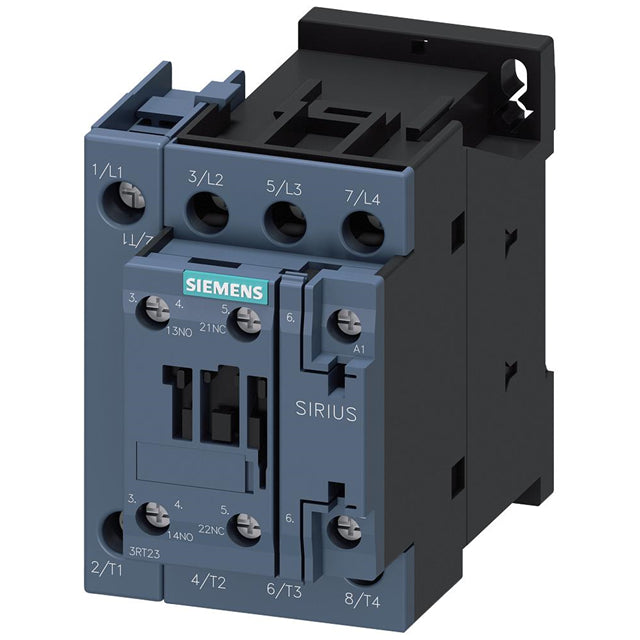 Siemens 3RT23251AK60 3RT2 Montaje de chasis, Riel DIN 120VCA