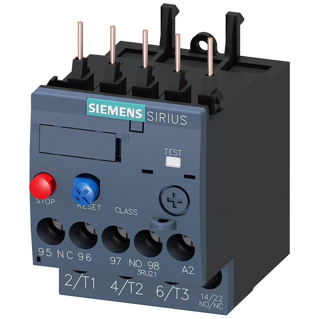 Siemens 3RU21161JB0 SIRIUS 3RU2 Relé de sobrecarga térmica Contactores
