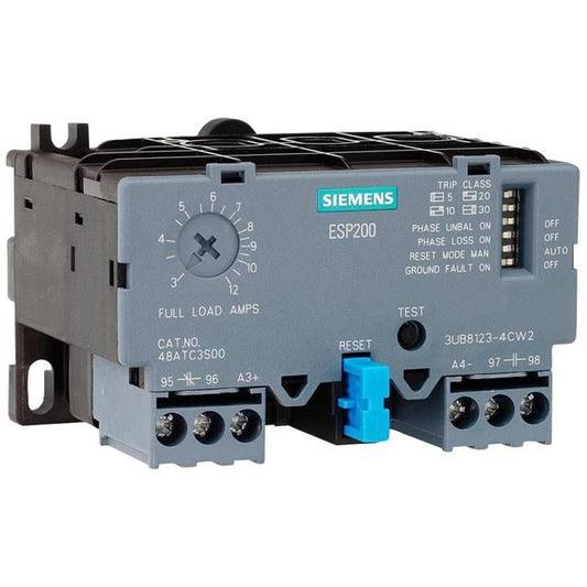 Siemens 3UB81234EW2 ESP200 Relé de sobrecarga térmica Protección del motor