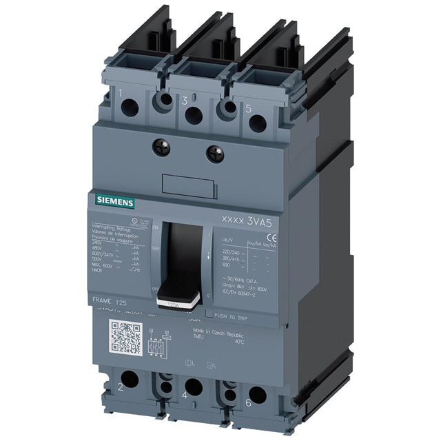 Siemens 3VA51305ED310AA0 SENTRON Riel DIN - 30A