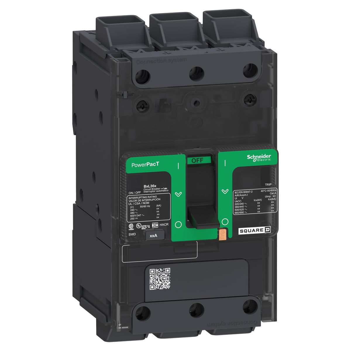 Schneider Electric BDL36020 PowerPact B Riel DIN Termomagnético 20A