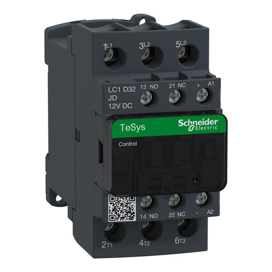 Schneider Electric LC1D32JD TeSys Montaje de chasis, Riel DIN 12VCC