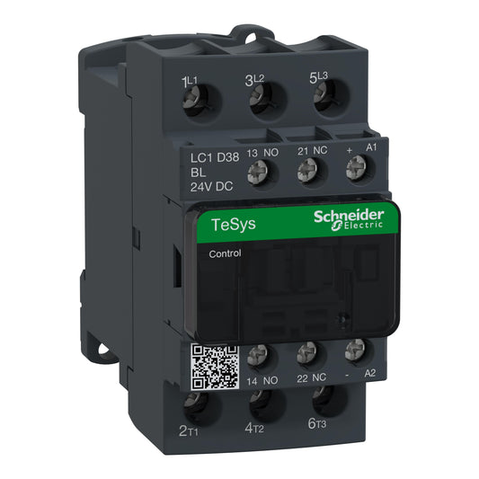 Schneider Electric LC1D38BL TeSys Montaje de chasis, Riel DIN 24VCC
