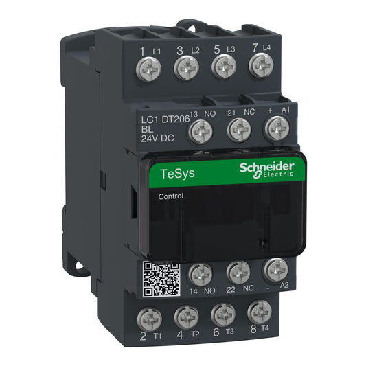Schneider Electric LC1DT206BL TeSys Montaje de chasis, Riel DIN 24VCC