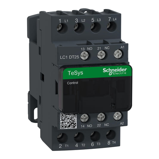 Schneider Electric LC1DT25U7 TeSys Montaje de chasis, Riel DIN 240VCA