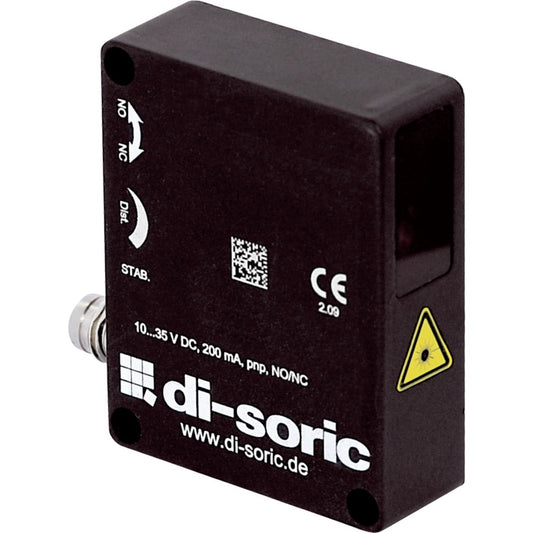 di-soric 208132 - Difuso 1.969" ~ 7.874" (50mm ~ 200mm) Contrafase, NC/NO IP67