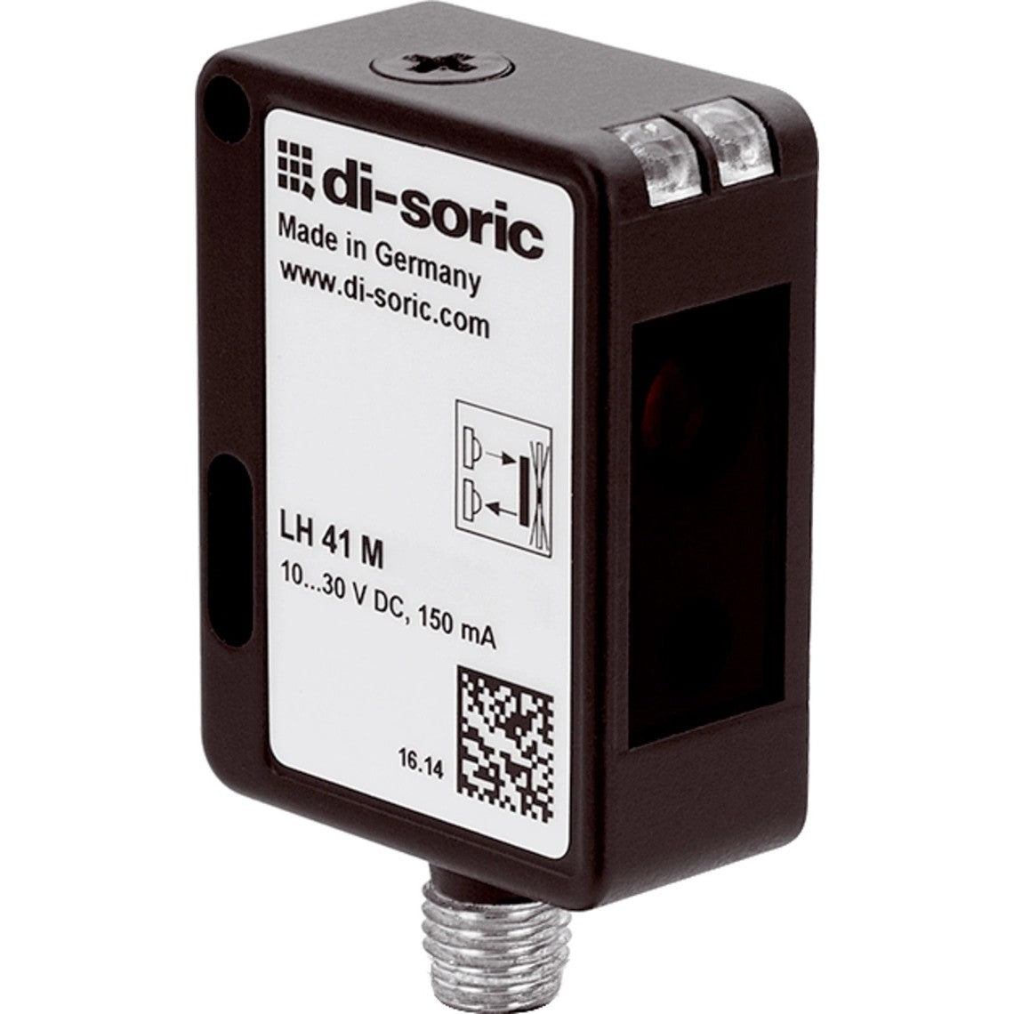 di-soric 209571 - Difuso 1.181" ~ 13.780" (30mm ~ 350mm) Contrafase, NC/NO IP67