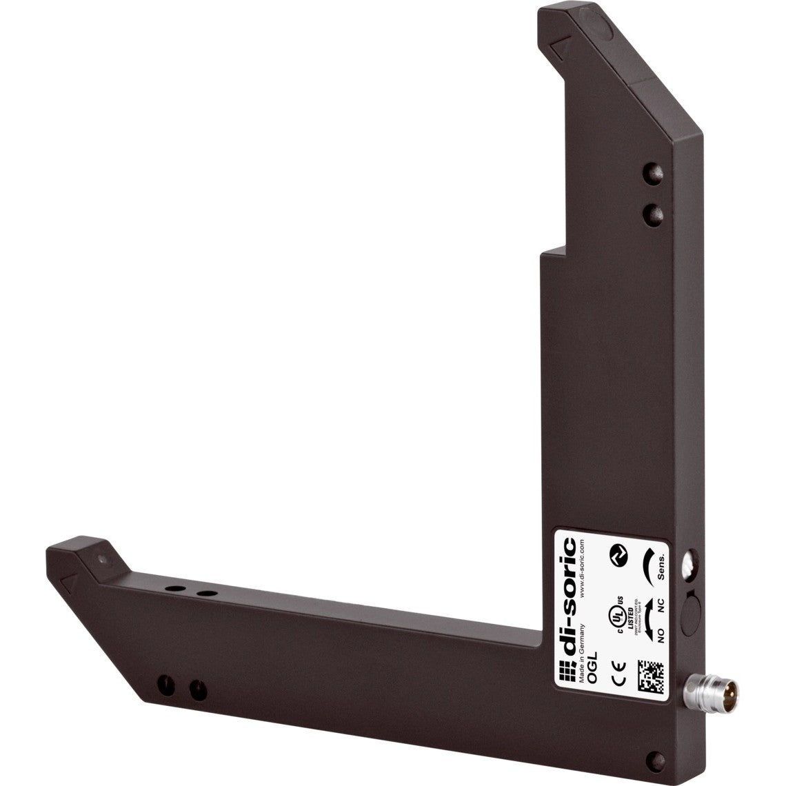 di-soric 210629 - Óptico 6.220" (158mm) Contrafase, NC/NO IP67