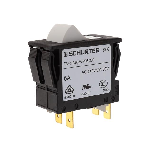 SCHURTER Inc. 4430.1121 TA45 Montaje en panel Térmico 6A