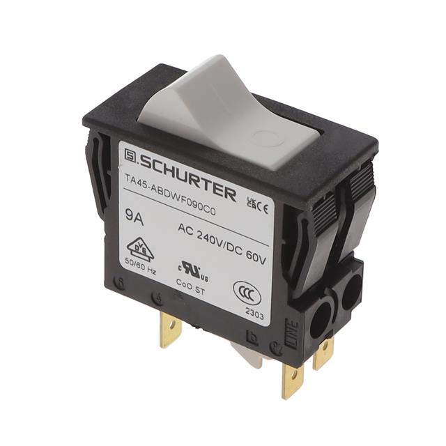SCHURTER Inc. 4430.1361 TA45 Montaje en panel Térmico 9A