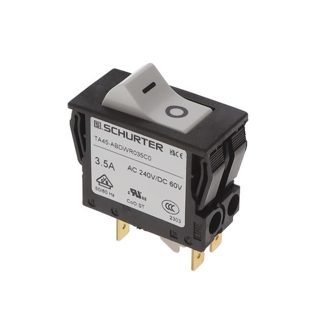 SCHURTER Inc. 4430.1447 TA45 Montaje en panel Térmico 3.5A