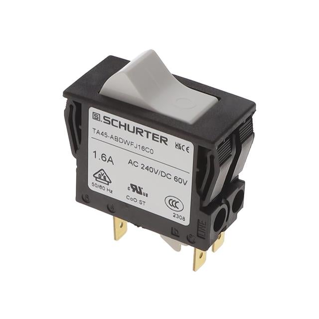 SCHURTER Inc. 4430.2132 TA45 Montaje en panel Térmico 1.6A